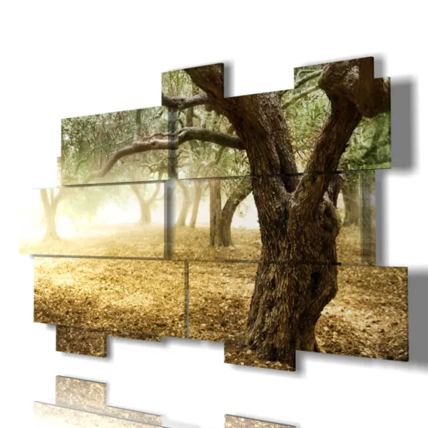 peintures modernes d''arbres