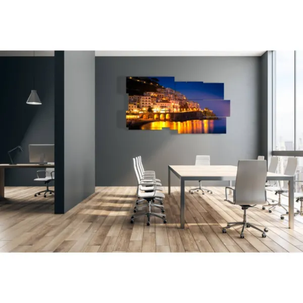 Paintings featuring images of Italian cities