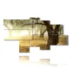 tableaux oliviers modernes - version: 7 pannelli 184x102cm