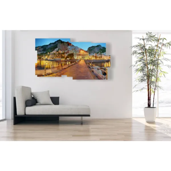 decoraciones con fotos panorámicas de ciudades italianas