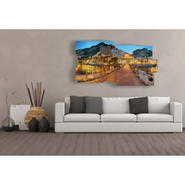 cuadros de vistas panorámicas de ciudades italianas