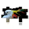 painting parrot color painting - version: 17 pannelli 247x146cm
