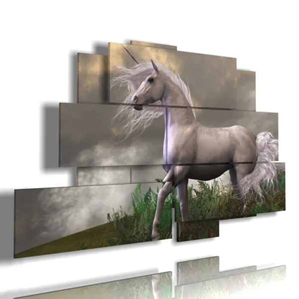 3D horse paintings