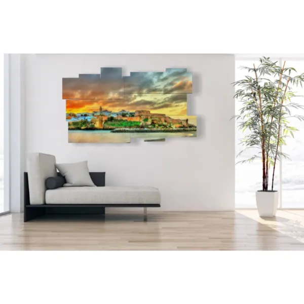 Poster with a photo of Morocco