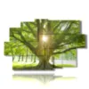 bilder mit baum mit sonne im geaest - version: 9 pannelli 171x108cm