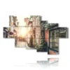 foto parigi quadro tra le vie - version: 7 pannelli 173x106cm