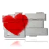 paintings and painted hearts - version: 11 pannelli 184x104cm