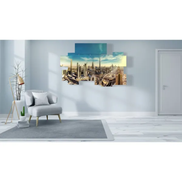 decorazione parete Dubai panorama