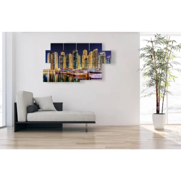 Nighttime Dubai poster