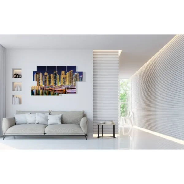 panneau décoratif Dubai de nuit