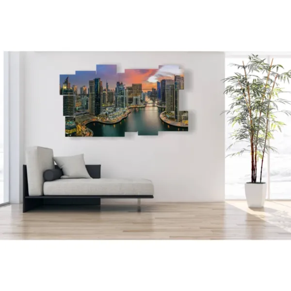 Décorations avec des photos de Dubaï