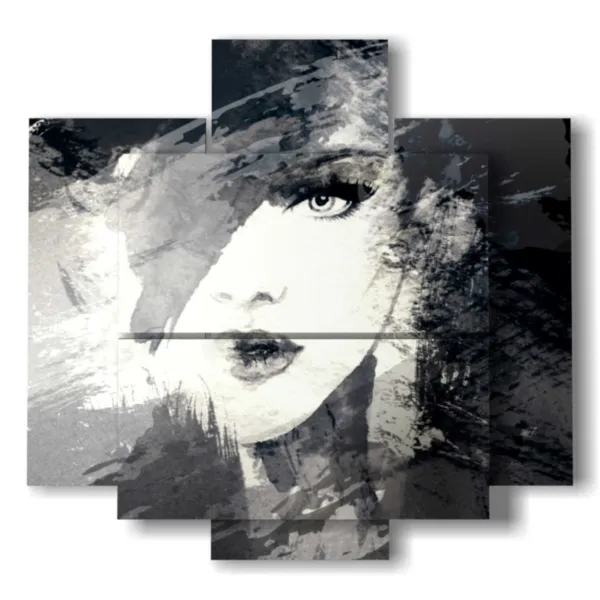 Paintings of women''s faces