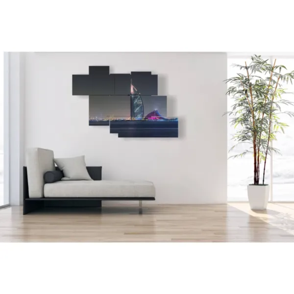 Straßenkunst Dubai Nacht