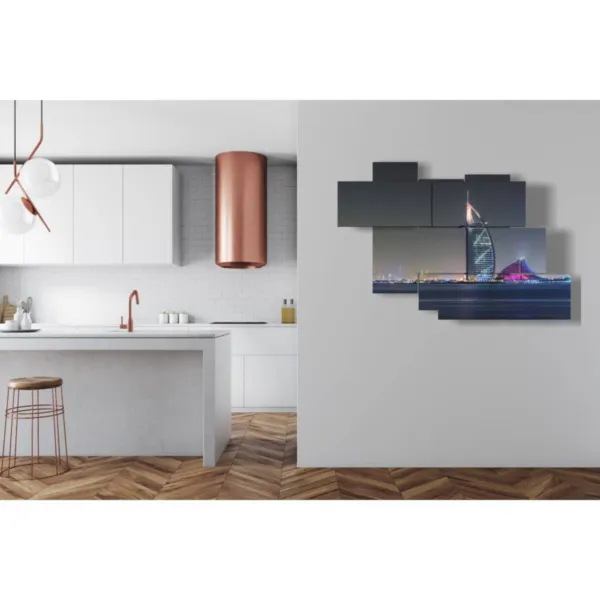 decoración de fotos de Dubái de noche