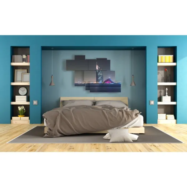 Impressions d''art Dubaï nuit