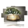 tableaux d arbres abstraits dans un livre de contes - version: 9 pannelli 171x108cm