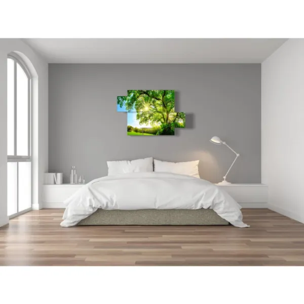 cuadro con árbol moderno