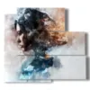 paintings of mysterious beautiful women - version: 5 pannelli 102x93cm