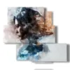 paintings of mysterious beautiful women - version: 5 pannelli 104x92cm