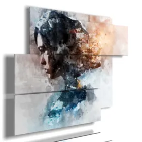 Paintings of beautiful, mysterious women