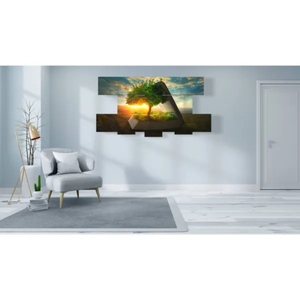 landscape paintings of trees