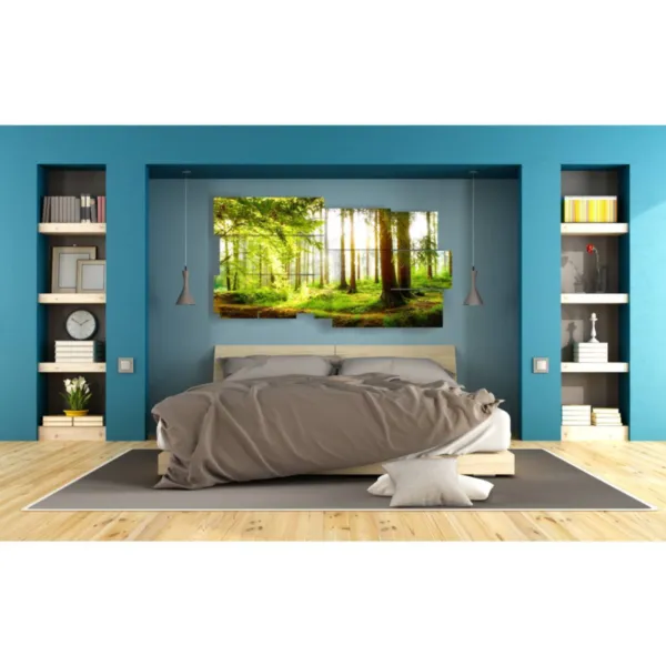 print of paintings featuring autumn trees