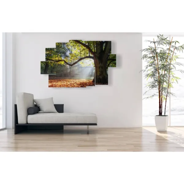 Colorful tree picture decorations