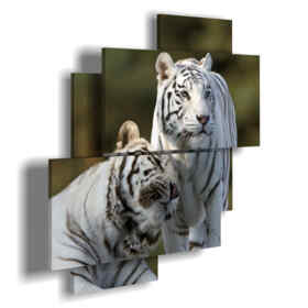 Foto Trabalhos de arte 3d Tiger