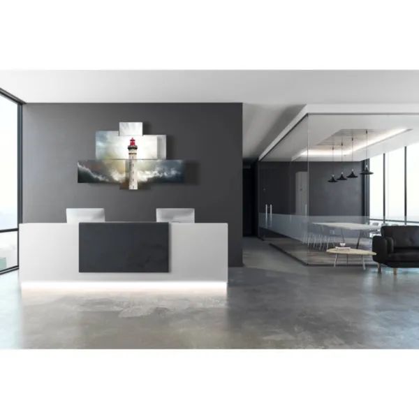 decorazioni murali con il faro