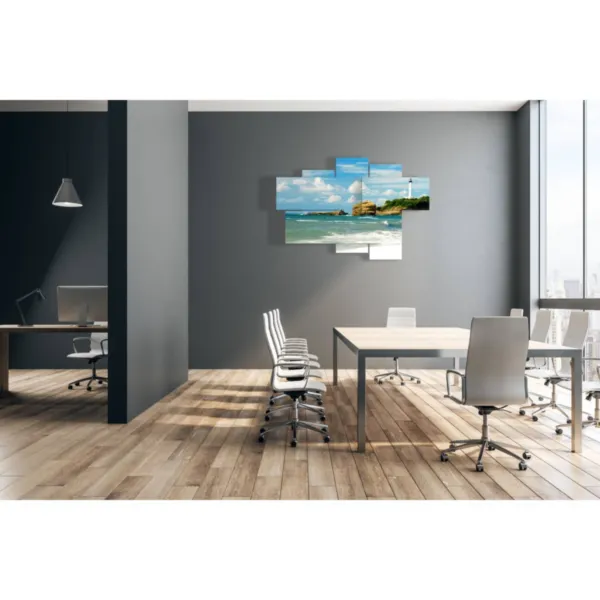 Modern paintings with lighthouse