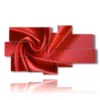 quadri astratti rossi seta - version: 8 pannelli 184x100cm