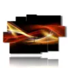 photos of abstract paintings of lights - version: 9 pannelli 171x108cm