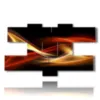 photos of abstract paintings of lights - version: 7 pannelli 176x102cm