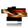 photos of abstract paintings of lights - version: 7 pannelli 180x106cm