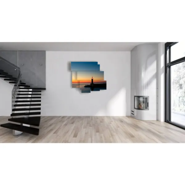 stampe faro nel mare