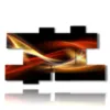 photos of abstract paintings of lights - version: 9 pannelli 187x110cm