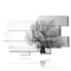 bild winterbaum - version: 10 pannelli 186x115cm