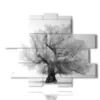 bild winterbaum - version: 13 pannelli 186x152cm