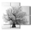 winter tree painting - version: 4 pannelli 91x85cm