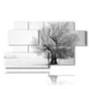 winter tree painting - version: 7 pannelli 157x90cm