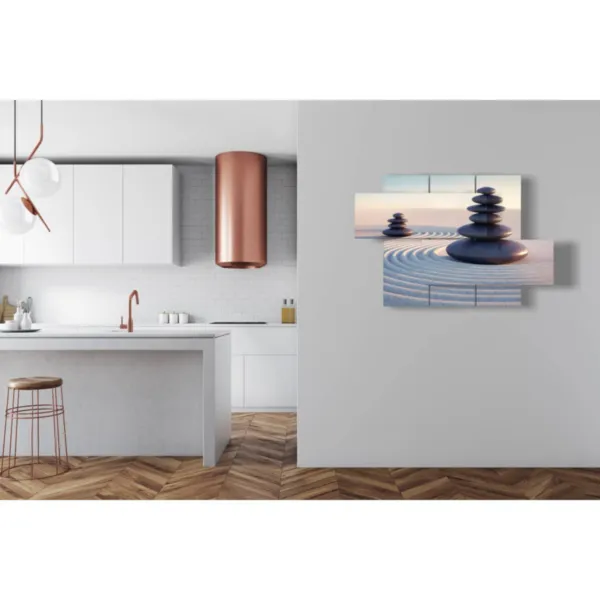 Decoración de cuadro de arena en movimiento