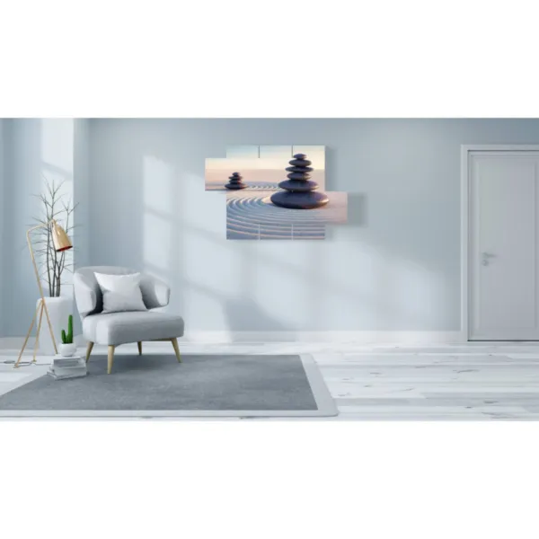 Cuadro zen arena en movimiento