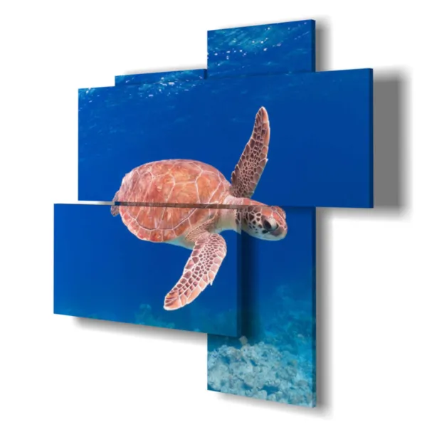 abstract fish prints