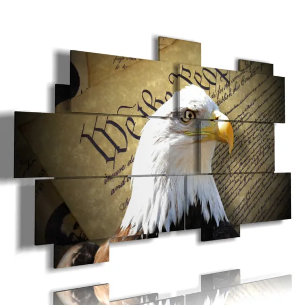 Cuadro de águila rapaz