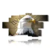 painting eagle of prey - version: 10 pannelli 212x111cm