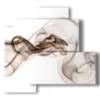 design framework with smoke image on white background - version: 4 pannelli 83x78cm