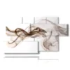 design framework with smoke image on white background - version: 7 pannelli 157x90cm