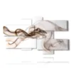 designrahmen mit rauchbild auf weissem hintergrund - version: 7 pannelli 177x102cm