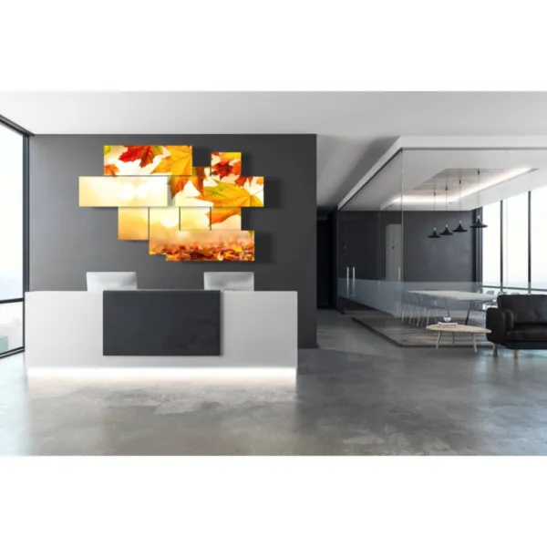 Herbst-Poster mit Sonne