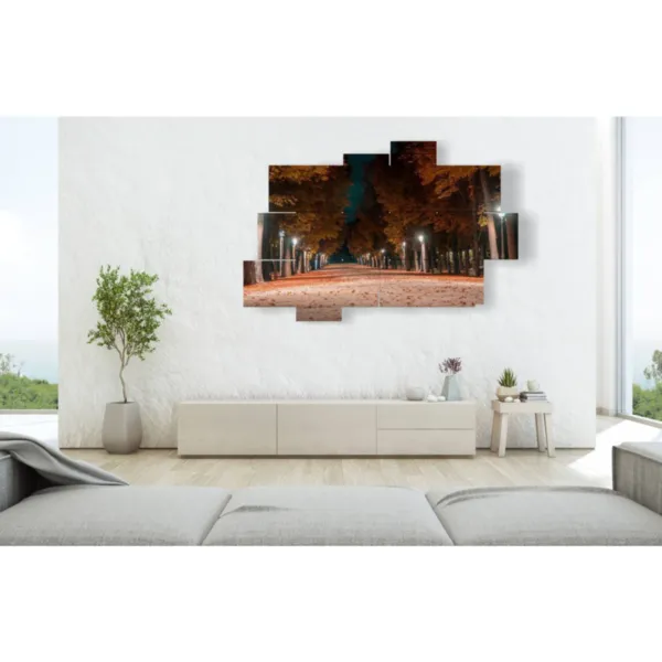 decorazioni autunno di sera